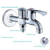 Washing Machine Faucet Double Outlet Faucet Machine Wash Basin Mop Pool Extension Faucet Garden Faucet Bathroom Accessories