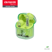 AIWA AT-X80X TWS Bluetooth Earphones หูฟังไร้สายแบบอินเอียร์ กันน้ำระดับ IPX5 Low Latency (ENC)