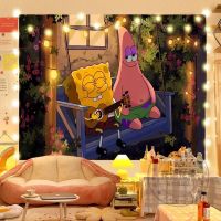 Web celebrity hanging sponge cloth of the head of a bed room decoration tapestries dormitory renovation background cloth hanging HuaQiang cloth