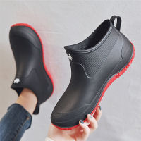 RainBoots For Woman and Men Womens Fashion Water-proof Boots Comfortable Rubber Boots Lightweight Water Anti-skid Ankle Boots