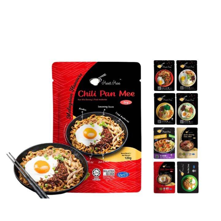 MEET MEE Pan Mee Series Dry Chili Anchovies Ikan Bilis Soup Base Pan