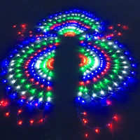 Creative 3M Led Peacock Mesh Fairy String Lights 8 Modes Christmas Garland Lights For Garden Party Wedding Holiday Decoration