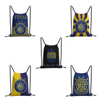 Israel Maccabi Aviv Fc Drawstring Backpack Gym Sports Bag Travel Sackpack Gymsack Backpack