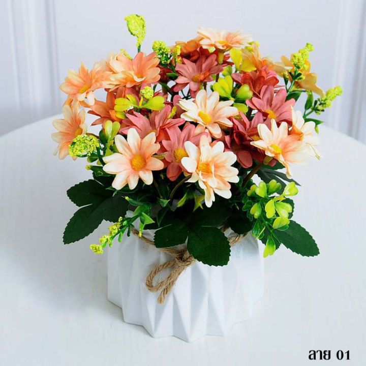 ดอกไม้ประดิษฐ์-ดอกไม้ปลอมตั้งโต๊ะ-ดอกไม้ประดิษฐ์-สำหรับตกแต่งบ้าน-hm102