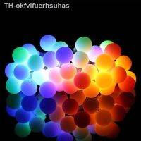 okfvifuerhsuhas 50 LEDS สีขาวขนาดเล็ก โคมไฟพลังงานแสงอาทิตย์ 10M String ไฟ Garlands Garden สำหรับกลางแจ้ง