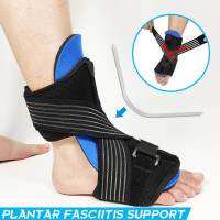 【☃】 hao344 Plantar Fasciitis เฝือกหลังเท้ายืดหยุ่นหลังเครื่องดามกลางคืนปล่อยข้อเท้า Achilles Tendonitis