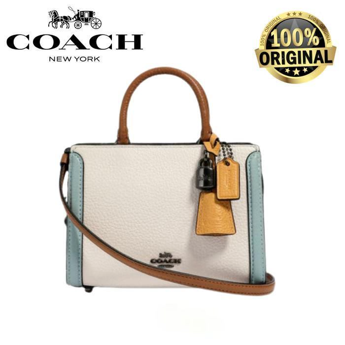 Tas coach micro zoe crossbody in colorblock