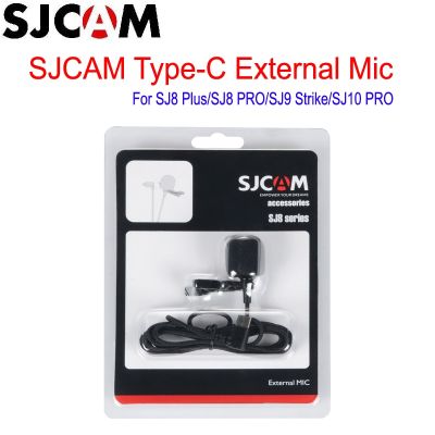Sjcam Sj9 Sj8ขยายไมโครโฟน Sjcam อุปกรณ์เสริม Type-C ไมโครโฟนภายนอกสำหรับ Sj8โปร/Sj8พลัส/Sj9ตีกล้องแอ็กชันกีฬา