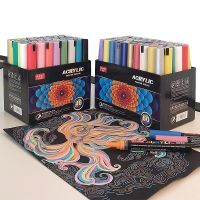 Acrylic Marker Set Sketching Ceramic Graffiti Acrylic Paint Pen For Calligraphy Lettering Rock Glass Canvas Metal Ceramic Wood