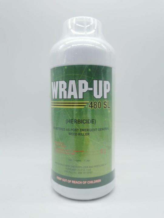 WRAPUP PREMIUM GLYPHOSATE NON SELECTIVE HERBICIDE 1 LITER pamatay damo