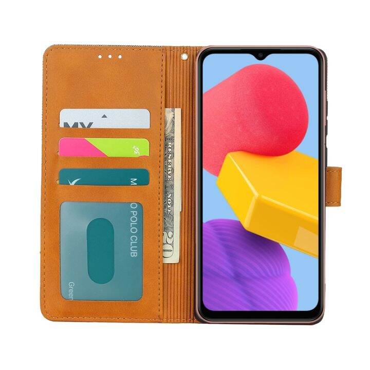 16-digits-funda-para-galaxy-m13พลิกฝาครอบหนังสำหรับ-samsung-galaxy-m13-m-13-sm-m135f-coque-สำหรับ-samsung-m13การ์ดคู่มือ