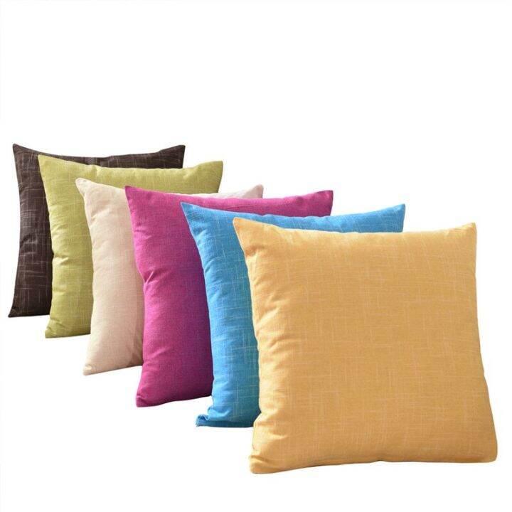 45x45cm-high-quality-solid-color-car-waist-chair-cushion-cover-linen-throw-pillowcase-home-living-room-decor