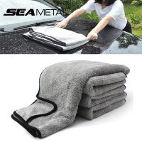 △✧ 75X35/60x40 Thick Microfiber Towel Car Wash Cloth Auto Cleaning Door Window Care Strong Water Absorption For Car Wash Accessorie