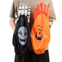 SGFGFGDF ฮาโลวีน halloween accessories เด็กๆเด็กๆ ผีฟักทอง ขนมขบเคี้ยวสแน็ค กระเป๋าถือสำหรับเก็บของ ตะกร้าใส่ของ หลอกหรือปฏิบัติ ตกแต่งฮาโลวีน ถุงขนมถุง อุปกรณ์ปาร์ตี้ปาร์ตี้ ถุงบรรจุของขวัญ