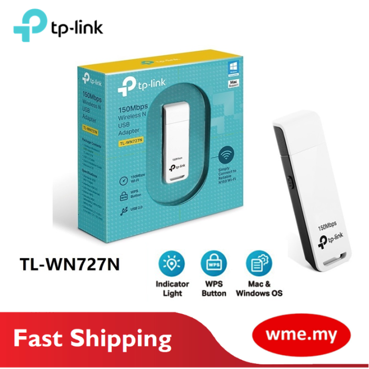 TPLINK TLWN727N USB Wireless N150 WiFi Adapter Receiver Lazada
