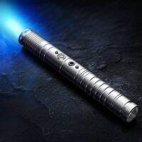 RGB 7สีเปลี่ยนโลหะจับ Lightsaber ด้วยโหมดเอฟเฟกต์เสียง FX ดวลจุดไฟ USB ชาร์จ LED Lightsaber