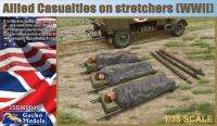 Gecko Models 35GM0049 135 Scale Allied Casualties On Stretchers (สงครามโลกครั้งที่สอง)