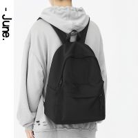 Uniqlo High-end 2023 NEW high-quality backpack mens simple large-capacity travel backpack womens casual Japanese student schoolbag solid color MUJI  schoolbag New