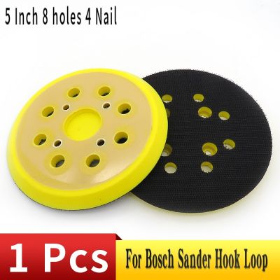 5 Inch 125MM 8-Hole Hook and Loop Sanding Pad Sander Backing Pad for Sanding Disc Polishing Grinding(1PCS)