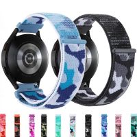 【LZ】 Nylon strap For Samsung Galaxy watch 3 4 5 Active 2 Huawei watch GT2/3 Pro Breathable replacement wristband For Amazfit GTR/GTS