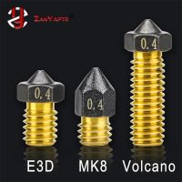 【LZ】 2PCS MK8/E3D/Volcano Brass PTFE Nozzle Coating Non Stick Filament 0.2/0.3/0.4/0.6/0.8/1.0mm For 3D Printer Ender 3 envio gratis