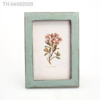 ♂ 1pc Solid Wood Distressed Photo Frame 17.6x12.6 Cm Retro Creative Diy Photo Frame Home Wooden Decoration Crafts Classic