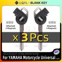 3 Pezzi Chiave Moto Non Tagliata Vuota Sinistra Destra Scanalatura Chiavi Magnetiche Per YAMAHA NMAX155 Jinzhan 125 Aurora Terza Generazione Lh125t-C