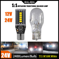 Kalada ความสว่างสูง W16W T15รถ12V,ไฟ LED แสดงสถานะความกว้างของไฟด้านข้างไฟท้ายไฟเบรกไฟตัดหมอกสัญญาณไฟเลี้ยวด้านหลัง1ชิ้น