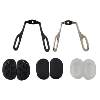 Retail 1Piece Eyeglasses Nose Pads Arm Stainless Steel Nose Pad Holder Glasses Accessories Glasses Repair Replacement