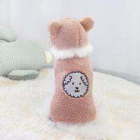 Removable Dog Clothes With Hat Winter Thick Plush Dog Clothes Hoodie Warm Costume Puppy Small Medium Dogs Chihuahua Yorkshire