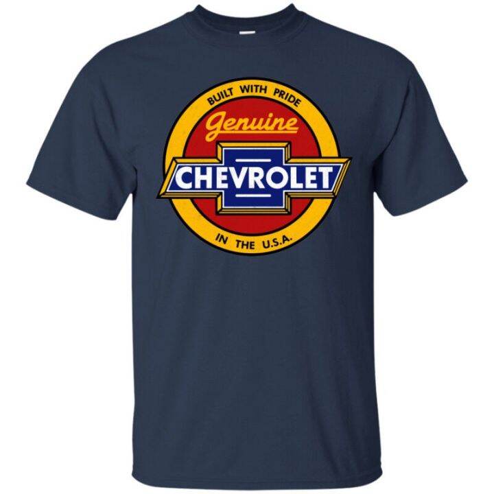 เสื้อยืดสีดำอินเทรนด์wanyg-เสื้อยืดแขนสั้น-พิมพ์ลาย-chevrolet-chevy-cars-สไตล์เรโทร-คลาสสิก-ของขวัญวันพ่อ-สําหรับผู้ชายs