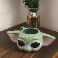 【SALE】 tangticarans1972 Yoda Grogu ถ้วย3D ของเล่นตุ๊กตาขยับแขนขาได้น่ารักสำหรับเด็กเล็กของขวัญน่ารักสำหรับเด็กผู้หญิง