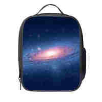 Galaxy Lunch Bag Space Customized Universe Anime Women Men Teenagers Boys Girls Kid School Thermal Cooler Insulated Tote Box