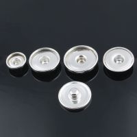 ⊕✇◈ 50pcs/lot Hot sale 12MM 18MM 20MM metal snap buttons for make print glass snap or rhinestone snap buttons DIY Fittings ZM032