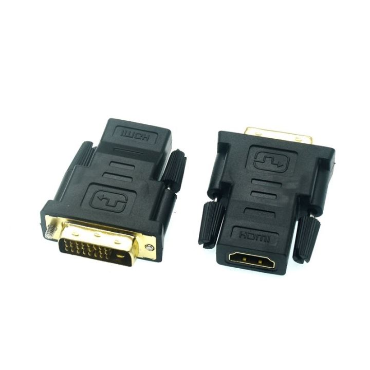 1pcs-dvi-to-hdmi-compatible-adapter-bi-directional-dvi-d-24-5-male-cable-connector-hdmi-compatible-converter-hdtv-projector