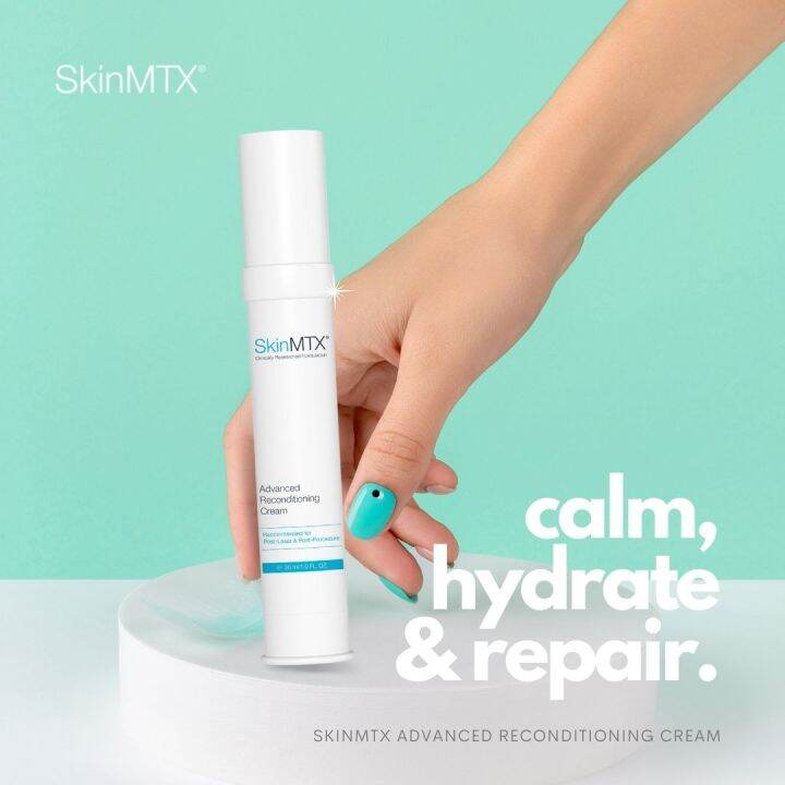 ซื้อ-1-แถมมาส์ก-1-skinmtx-skin-mtx-advanced-reconditioning-cream-30ml-ครีมช่วยเสริมสร้างเกราะป้องกันผิว-ฟื้นฟูหลังเลเซอร์-ผิวแพ้ง่ายใช้ไ้ด้-แท้100