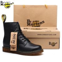 ☸ [Authentic point] classic fashion Martin shoes Dr. Martens Martin Doctor 1460 Leather British Style Martin Shoes Couple