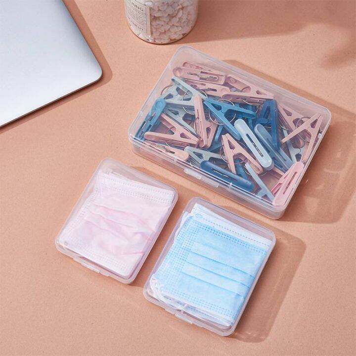 we-transparent-buckle-storage-box-portable-box-sticker-card-sorting-stationery-box