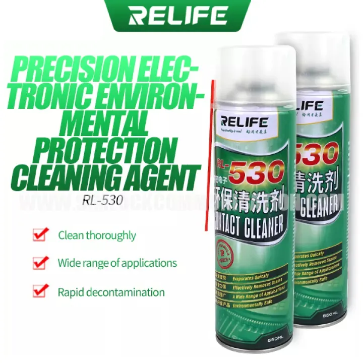 Environmental Cleaner Relife Rl 530 น ำยาสเปรย ทำความสะอาด น ำยาทำความสะอาดส งแวดล อม น ำยาชน ด แห งไว ไม นำไฟฟ า Lazada Co Th