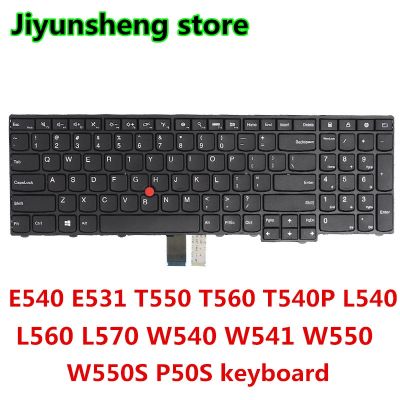 ☍Teclado Inglês Para Lenovo ThinkPad T540 T540P T550 T560 P50S L540 L560 L570 W540 W541 W550S E540 04Y2348 04Y2426