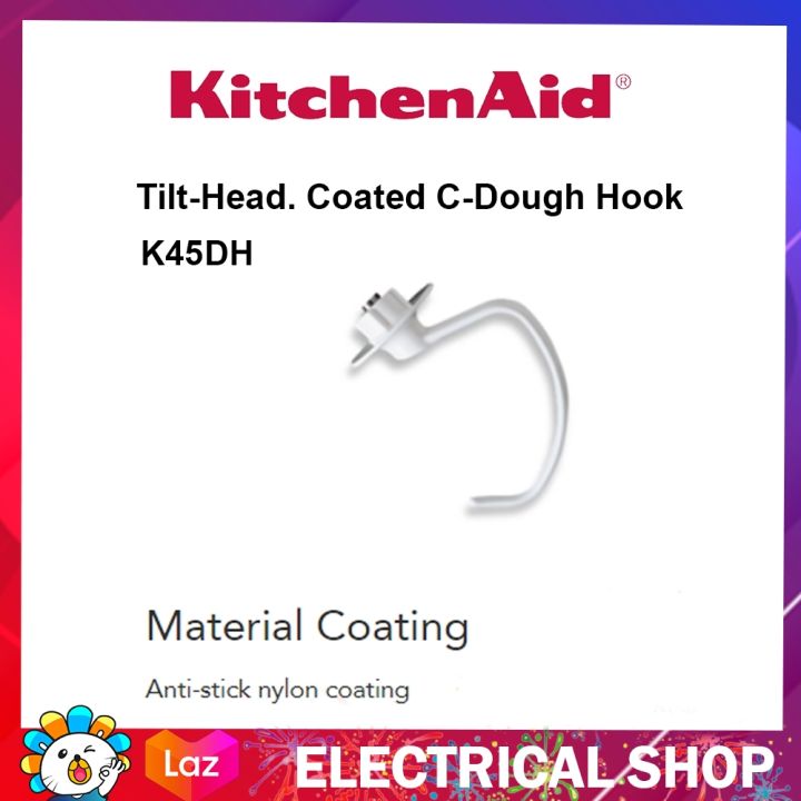 Tilt-Head Coated C-Dough Hook K45DH