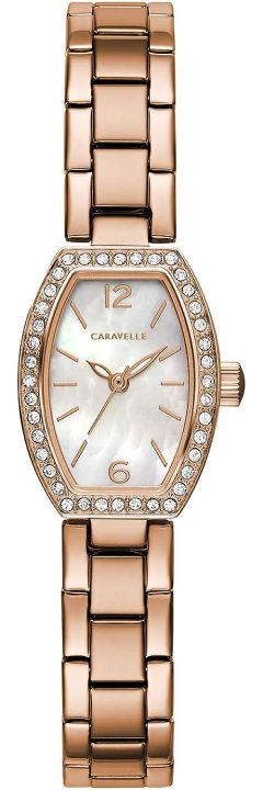 bulova-caravelle-classic-quartz-ladies-dress-watch-dress-quartz-rose-gold-tone-stainless-steel-bracelet-crystal-rose-gold-tone-white-dial
