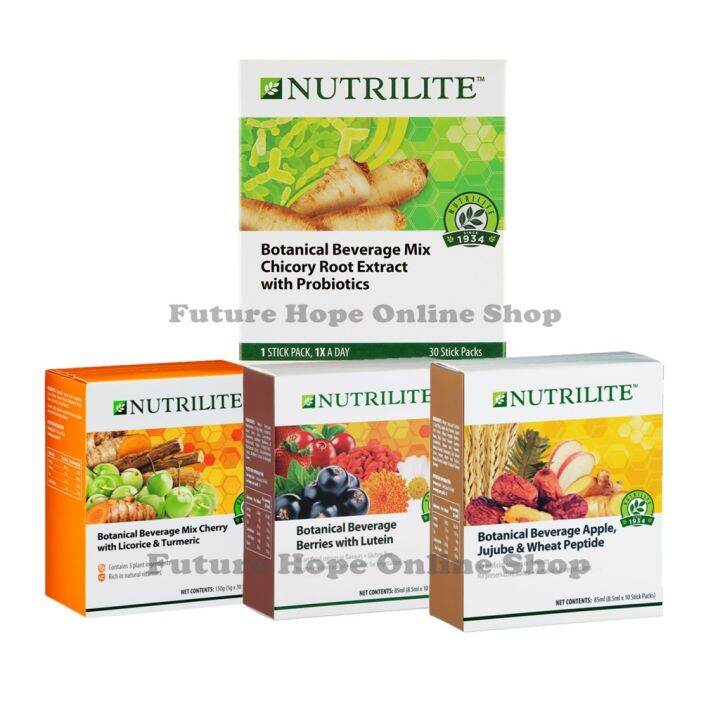 Nutrilite Botanical Beverage Berries Lutein Apple Jujube Wheat Peptide ...