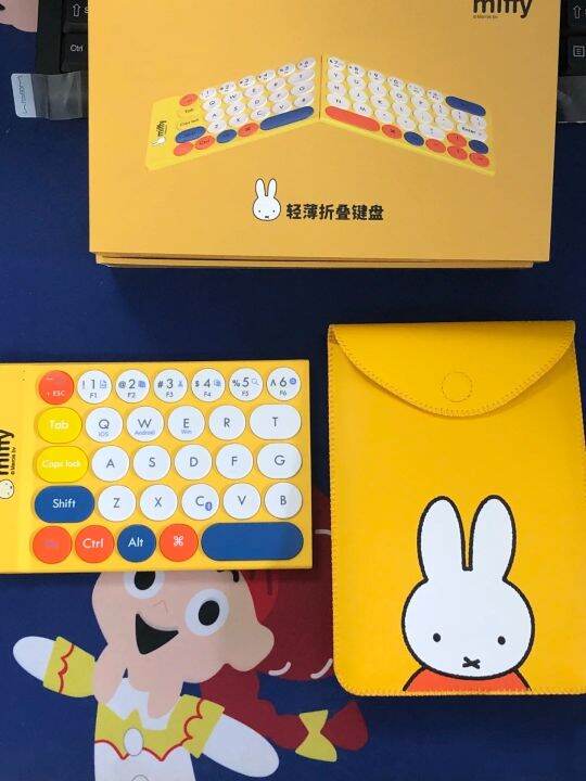 MIFFY X MIPOW SLIM Folding Keyboard CuteWireless Bluetooth Keyboard for