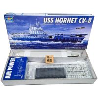 ทรัมเป็ตเตอร์05727 1/700 USS Hoy ชุดสร้างหุ่นประกอบเรือบรรทุกเครื่องบิน CV-8สำหรับคอลเล็กชั่นเขื่อนทหารฮอย