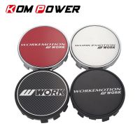 NEW 4pcs work emotion wheel center cap 54mm OD/50mm ID dust proof hood cover plastic base rim hub cap work racing caps on wheels