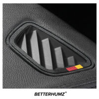 Alcantara สำหรับ BMW G30 G32 Series 5 6 GT แดชบอร์ดด้านระบายอากาศ O Utlet ตัดกรอบ M ประสิทธิภาพสติ๊กเกอร์รถอุปกรณ์ตกแต่งภายใน