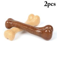 Kapmore 2Pcs/Set Bone Shape Dog Toys Lifelike Bite Resistant Puppy Chew Toys Pet Teething Cleaning Toys Pet Supplies Dog Favors