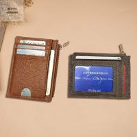 ALYSSA ขนาดเล็กสำหรับผู้ชายหนัง PU คลิปเงินเครดิตกระเป๋าใส่บัตรคลิปบัตร Dompet Koin กระเป๋าเก็บบัตรธุรกิจกระเป๋าสตางค์ใบสั้นซองบัตรประจำตัว