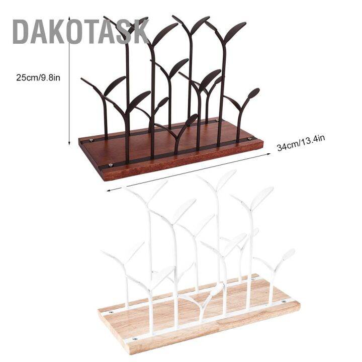 dakotask-ชั้นวางขวดไวน์-6-ขวด-ที่วางขวดไวน์-แบบตั้งโต๊ะ-หรูหรา-สําหรับครัวเรือน